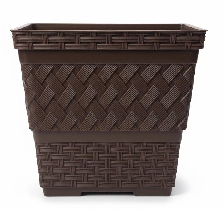 MACETA CUADRADA RATTAN CHIHUAHUA No.19 REIT