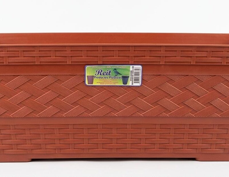MACETA JARDINERA RECTANGULAR SINALOA #40 MS40 REIT