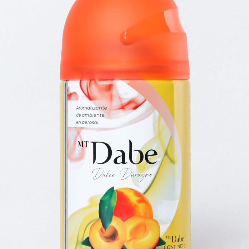 AROMATIZANTE EN AEROSOL 250ML/180G DULCE DURAZNO DABE