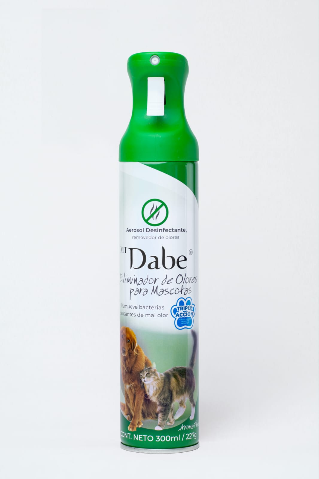 ELIMINADOR DE OLORES PARA MASCOTAS EN AEROSOL 300ML/227G DABE