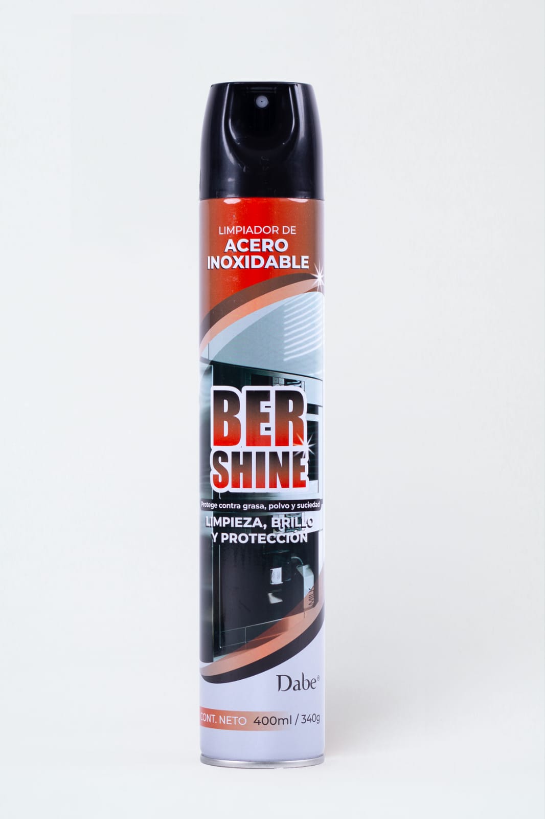 LIMPIADOR DE ACERO INOXIDABLE 400ML/340G BERSHINE DABE