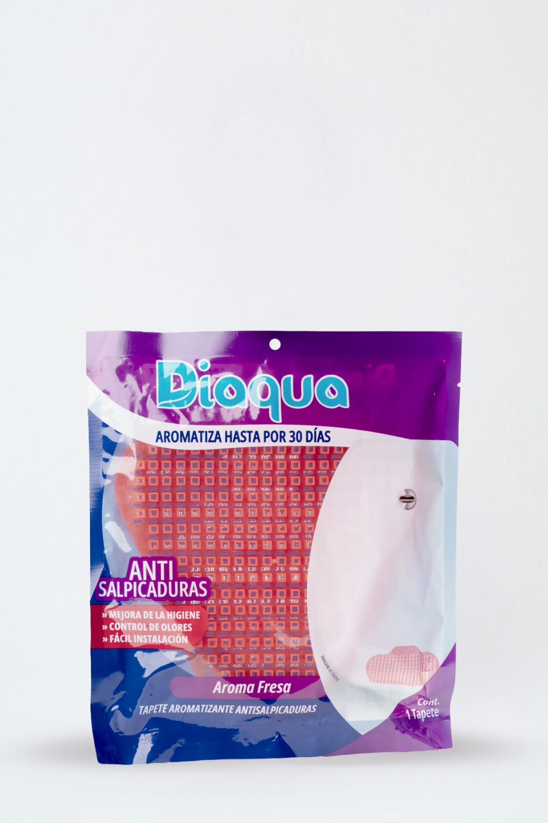 TAPETE PARA MINGUITORIO ANTISALPICADURAS FRESA DIAQUA DABE