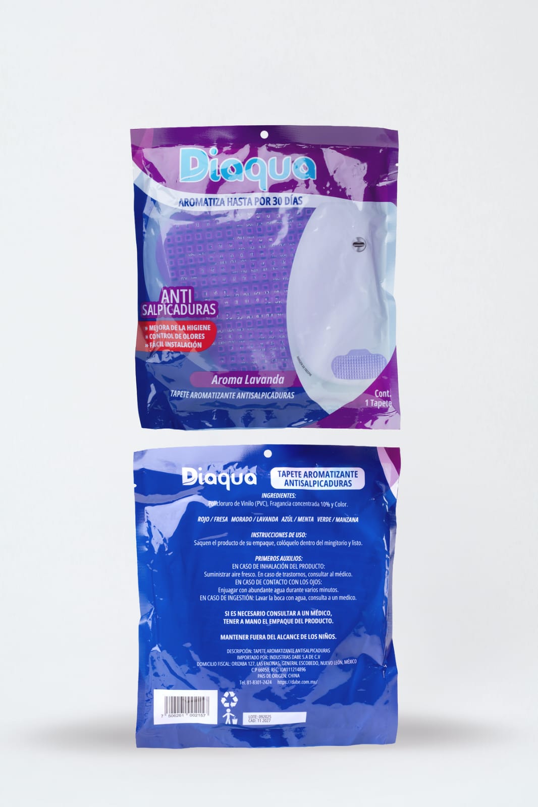 TAPETE PARA MINGUITORIO ANTISALPICADURAS LAVANDA DIAQUA DABE